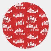 Stickers (Small) 3,8 cm, 20 per sheet - Christmas ラウンドシール (正面)
