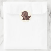 Stickers Triceratops - Kammli Friends Collection ラウンドシール (バッグ)