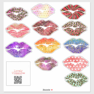 Stickervel 12 kusjes - groot シール