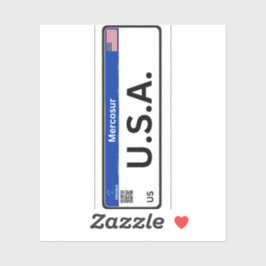 Stickets USA Mercosur シール
