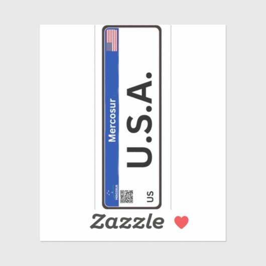 Stickets USA Mercosur シール (シート)