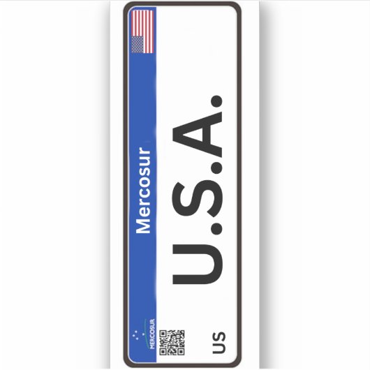 Stickets USA Mercosur シール (正面)