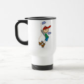 StickFigure山の登山のマグ トラベルマグ (左)