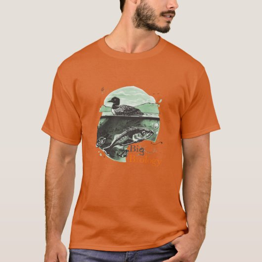 Stickleback to the future experimental evolution i tシャツ (正面)