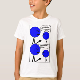 Stickmanの冗談の子供のT Tシャツ