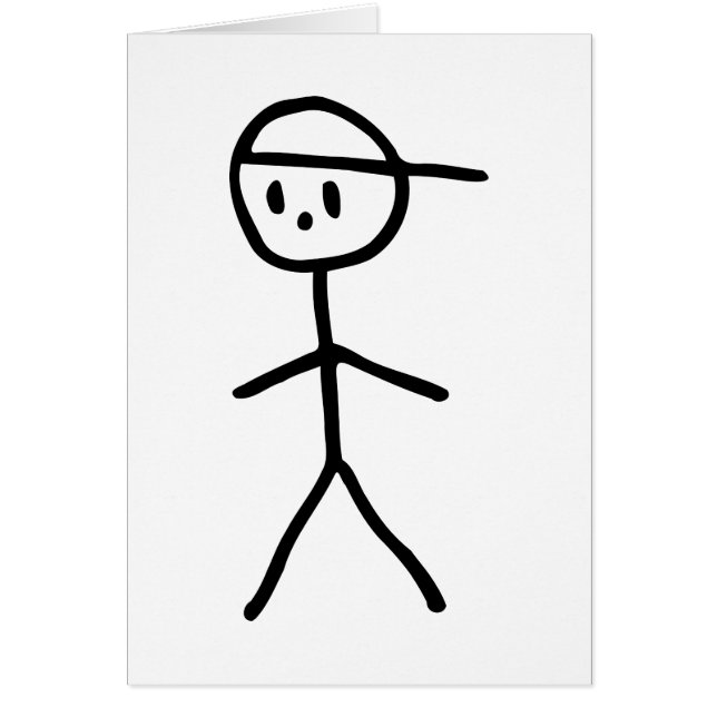 Stickmanの男の子 (正面)