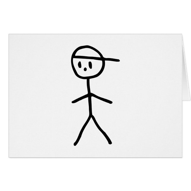 Stickmanの男の子 (正面横)