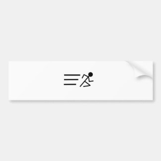 Stickmanを走ること バンパーステッカー