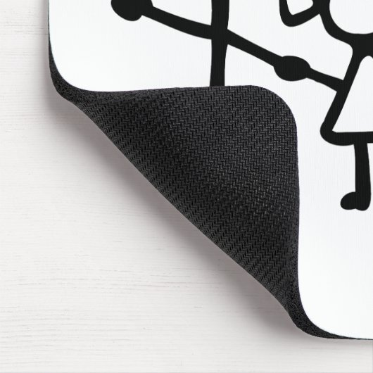 Stickman家族 マウスパッド (コーナー)