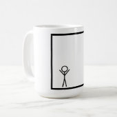 Stickman コーヒーマグカップ (正面左)