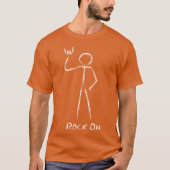 Stickman Rock On boy Tシャツ (正面)