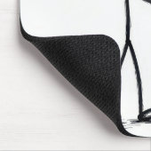 Stickman With Rose Bouquet マウスパッド (コーナー)