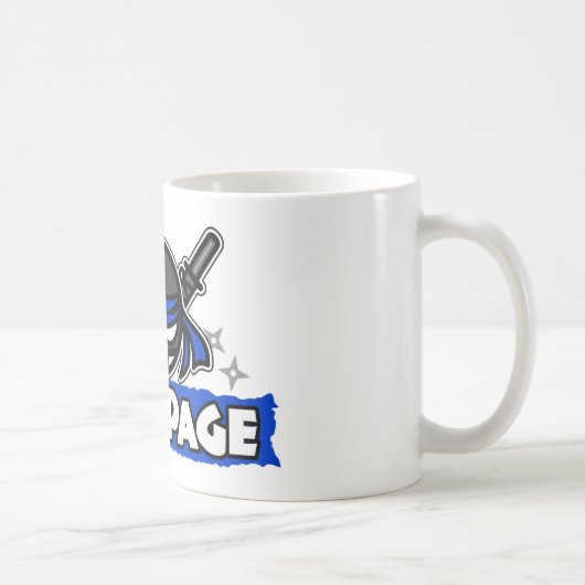 StickPageの忍者 コーヒーマグカップ (右)