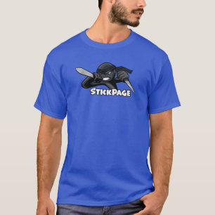 StickPage -熱狂するな忍者 Tシャツ