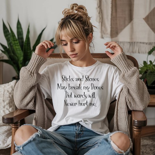 Sticks and Stones  Tシャツ