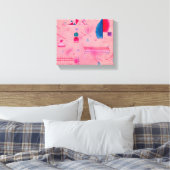 Sticks, The Rose, 1933 by Wassily Kandinsky キャンバスプリント (インサイチュ (寝室))