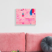 Sticks, The Rose, 1933 by Wassily Kandinsky キャンバスプリント (インサイチュ (リビング))