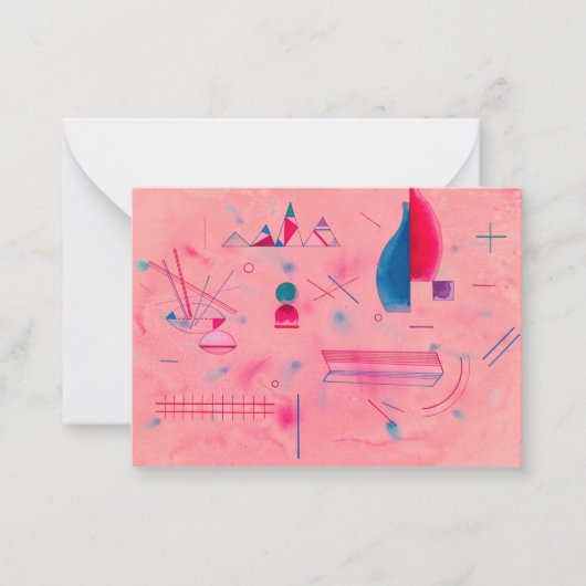 Sticks, The Rose, 1933 by Wassily Kandinsky ノートカード (正面)