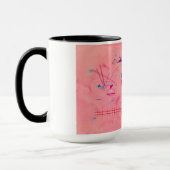 Sticks, The Rose, 1933 by Wassily Kandinsky マグカップ (左)