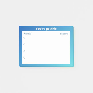 Sticky Note Planner – 優先事項と締め切りレイアウト ポストイット