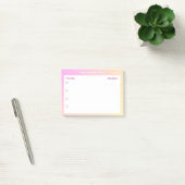 Sticky Note Planner – Priorities & Deadline Layout ポストイット (オフィス)