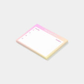 Sticky Note Planner – Priorities & Deadline Layout ポストイット (アングル)