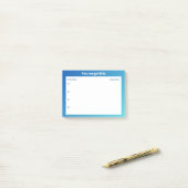 Sticky Note Planner – Priorities & Deadline Layout ポストイット (デスク上)