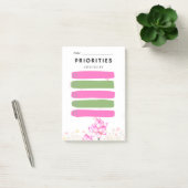 Sticky Note PRIORITY Checkbox Pink Lily ポストイット (オフィス)