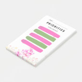 Sticky Note PRIORITY Checkbox Pink Lily ポストイット (アングル)