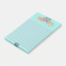 Sticky Notes (Floral Blue-Notes)RFPMDesigns©️2024 ポストイット