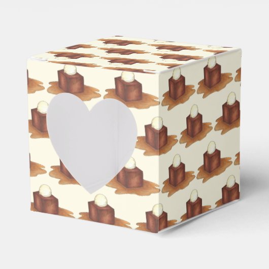 Sticky Toffee Pudding UKイギリス料理デザート フェイバーボックス (正面サイド)