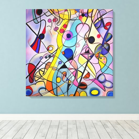 Stiddleficks キャンバスプリント (インサイチュ (ウッドフロア))