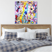 Stiddleficks キャンバスプリント (インサイチュ (寝室))