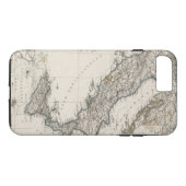 Stieler著イタリアの地図 Case-Mate iPhoneケース (裏面(横))