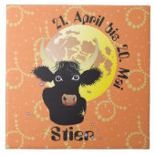 Stier 21. April bis 20. Mai Fliese タイル (正面)
