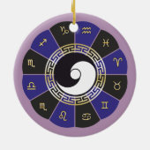 Stier 21. April bis 20. Mai Ornament セラミックオーナメント (裏面)