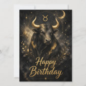 Stier Happy Birthday Sternzeichen Design (正面)