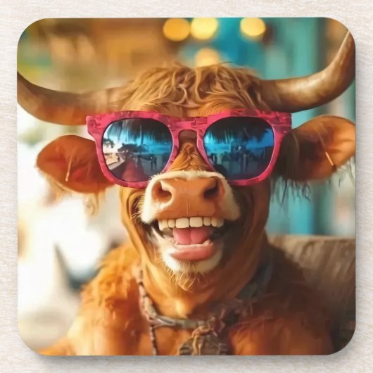 Stier im Beachclub コースター (正面)