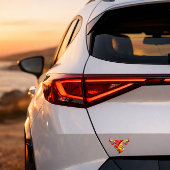 Stier Logo als Transparent Autoaufkleber シール