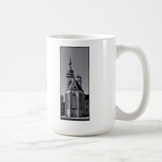Stiftskirche Stuttgart Deutschland Tasse コーヒーマグカップ (右)