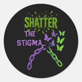 stigmaを打ち砕く - メンタルヘルス ラウンドシール
