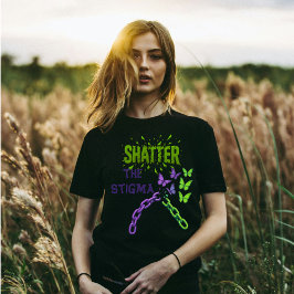 stigmaを打ち破る - メンタルヘルス tシャツ