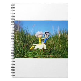 Stijldansende Fubby's in Narcissen jurk. ノートブック