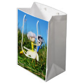 Stijldansende Fubby's in Narcissen jurk. ミディアムペーパーバッグ (正面アングル)