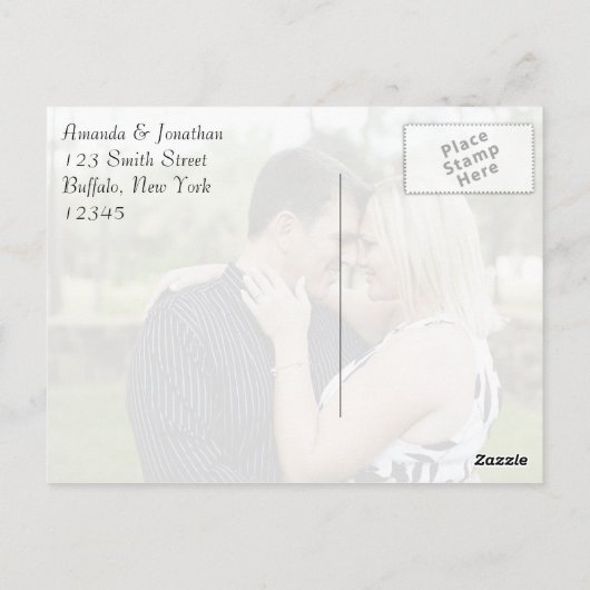 Stiletoの結婚靴あなたの写真を追加ありがとう ポストカード (裏面)