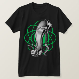 Stiletoid™/Green Atom Tシャツ