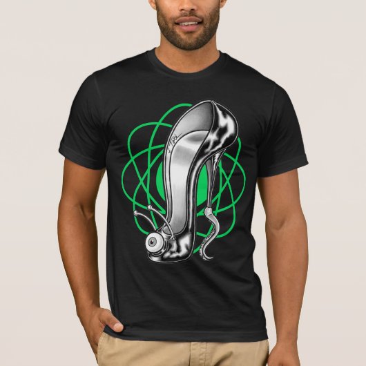 Stiletoid™/Green Atom Tシャツ (正面)