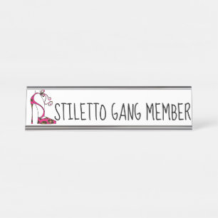 "STILETTO集団メンバ" デスクネームプレート