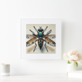 Stiletto Fly 160724IREF253 - Watercolor スクエア壁時計 (ホーム)