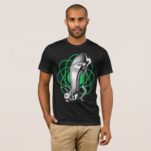 Stilettoid™/Green Atom T-Shirt Tシャツ (正面フル)